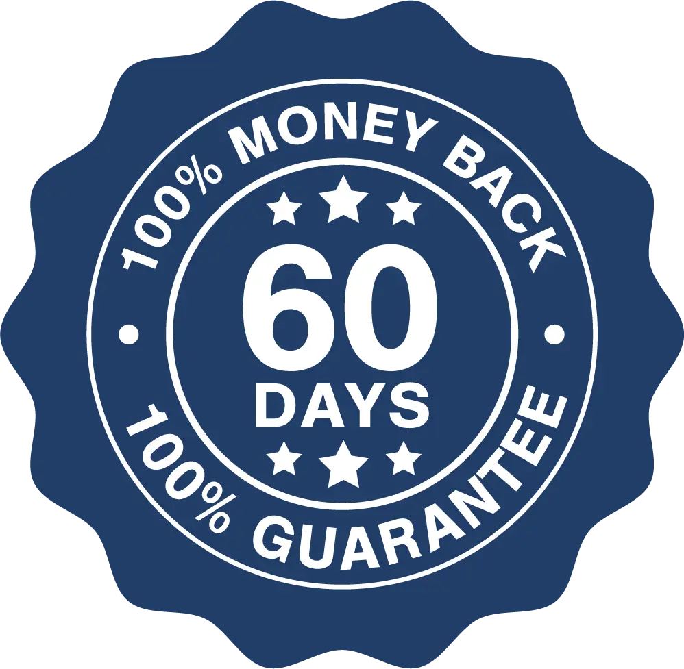 60-day money-back guarantee